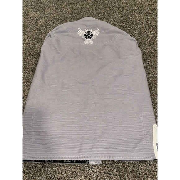 Raven Fightwear Men's Thor Nordic Uniform Premium BJJ Gi Grey A3t1 Top A2t1 Bott - Picture 9 of 14